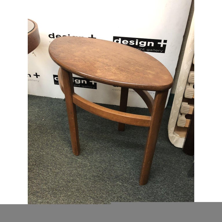 MidCentury Modern Nesting Table Seat or Stool Set, by Nathan Furniture