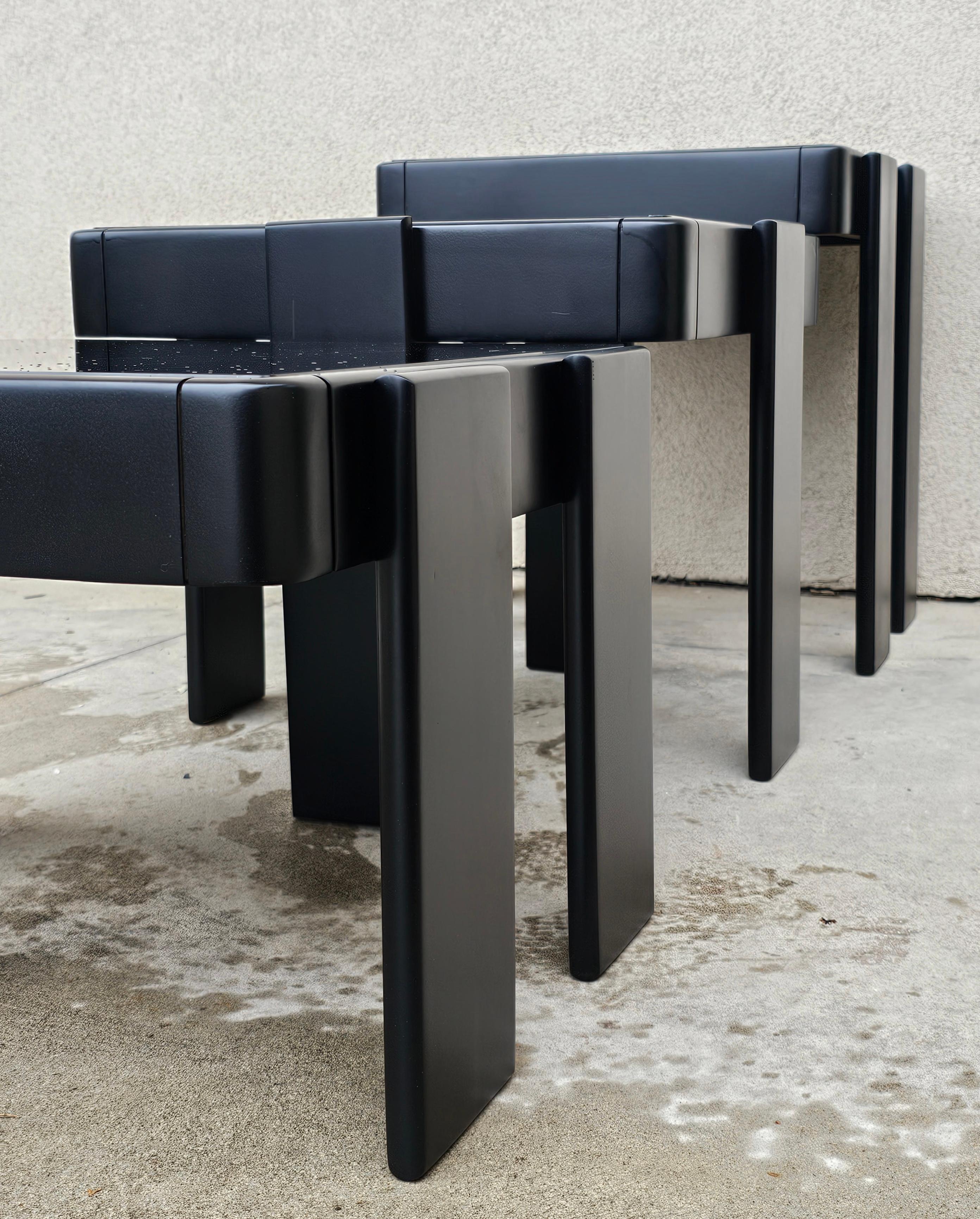 Mid Century Modern Nesting Tables by Gianfranco Frattini, Yugoslavia 1960s In Excellent Condition For Sale In Beograd, RS