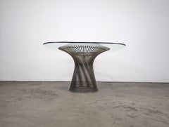 Mid Century Modern Nickel Dining Table by Warren Platner for Knoll, c1970s