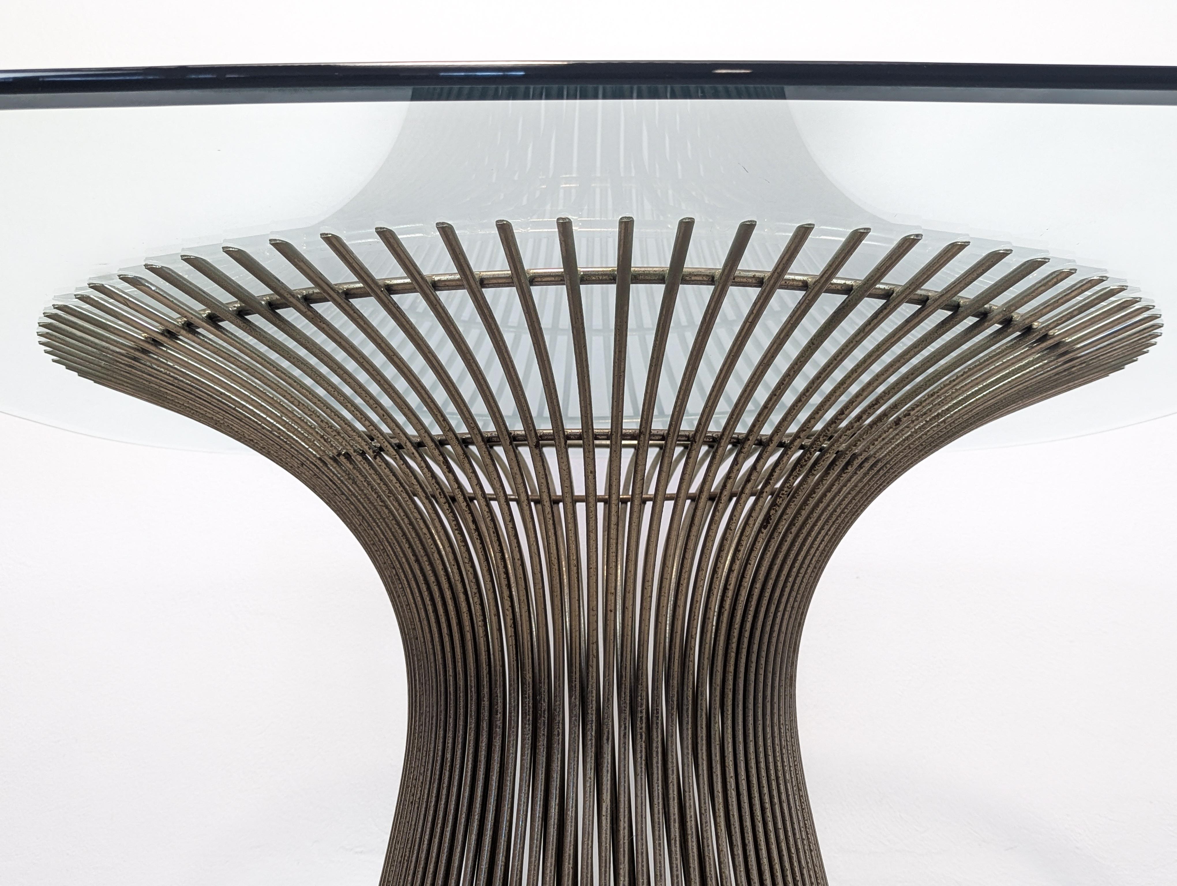 Table de salle à manger moderne du milieu du siècle dernier par Warren Platner pour Knoll, c1970 en vente 1