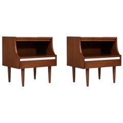 Retro Expertly Restored - Mid-Century Modern Nightstands by American of Martinsville