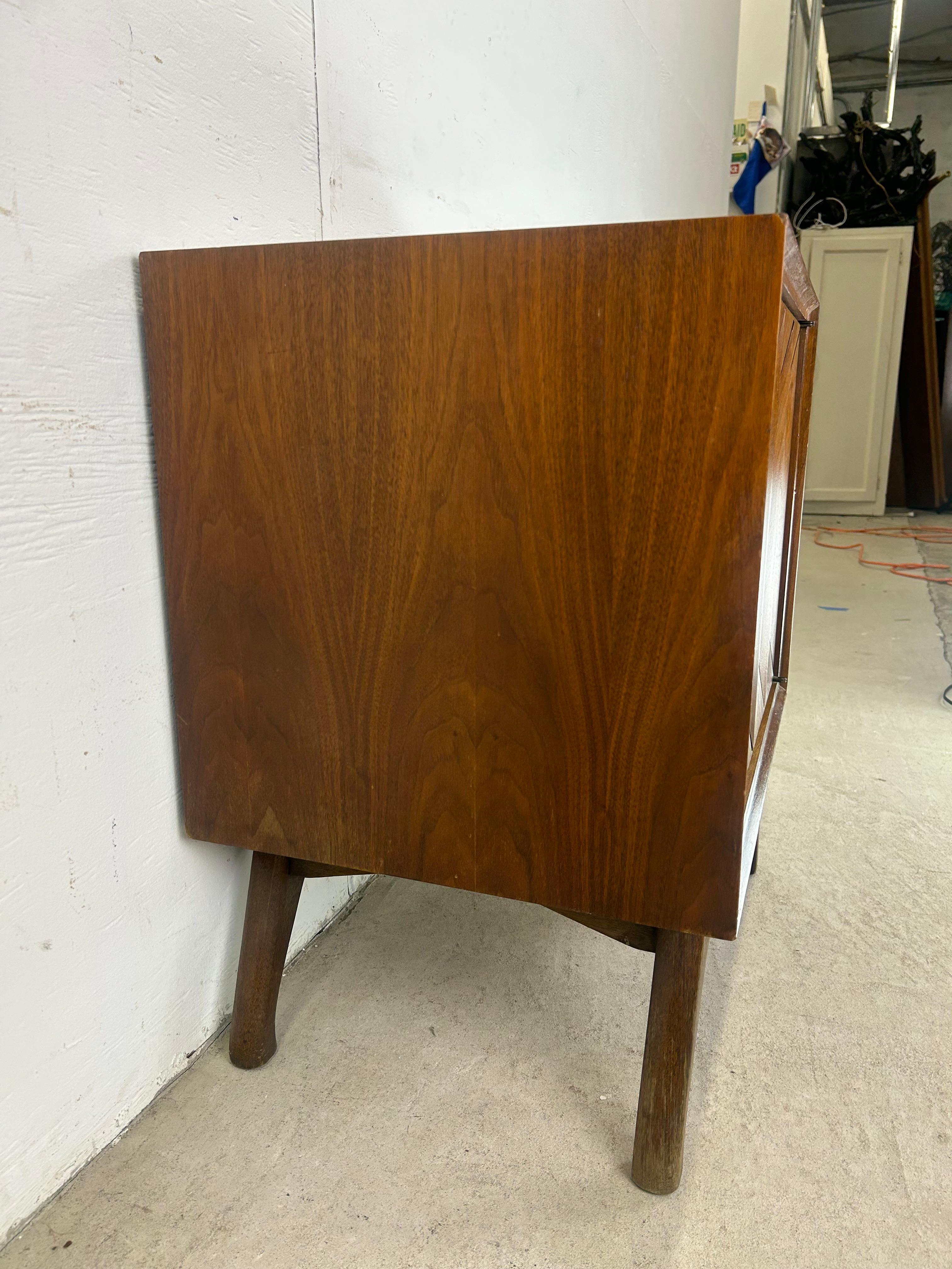 Mid Century Modern Nightstand by Albert Parvin for American of Martinsville For Sale 7
