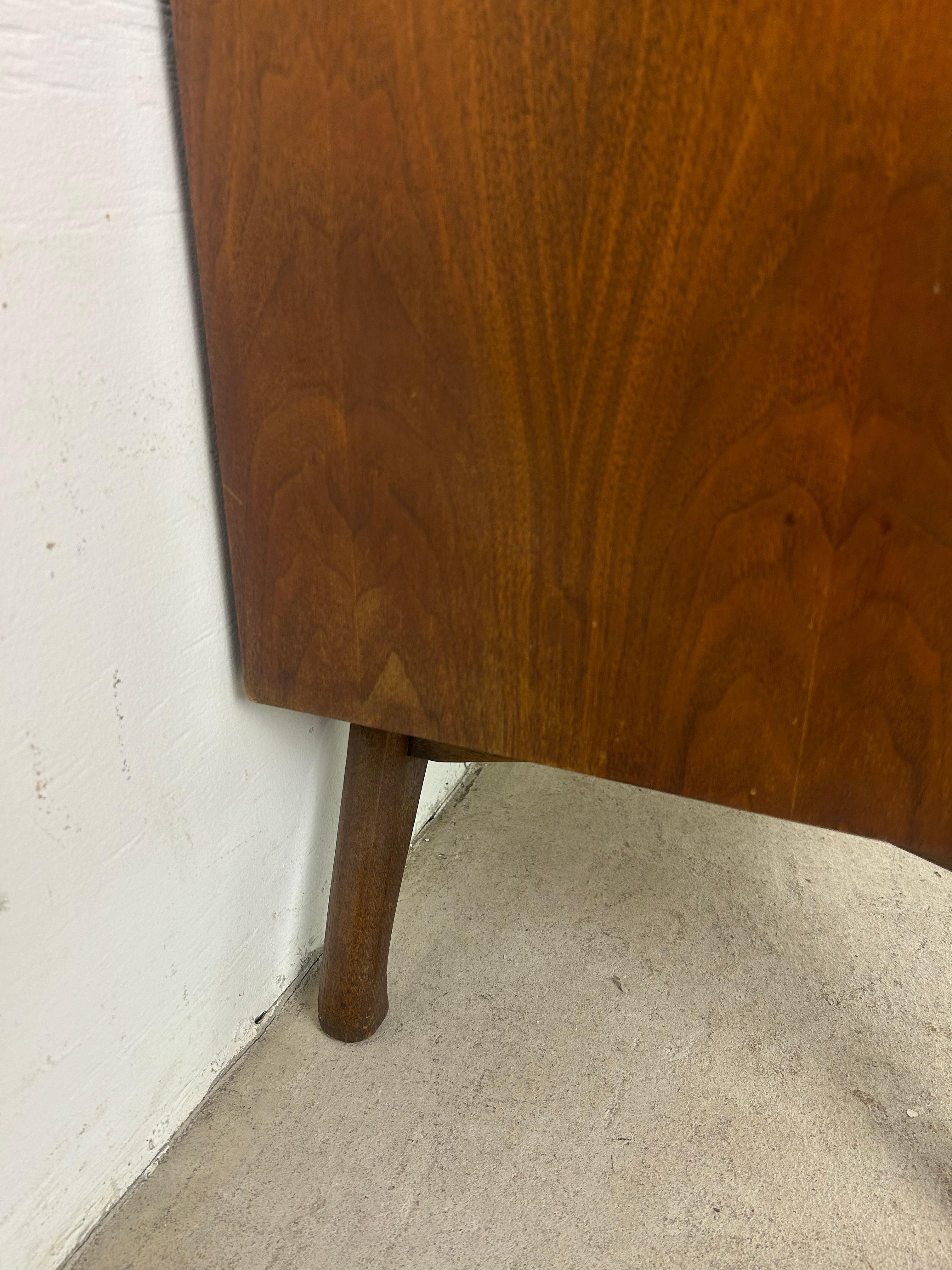 Mid Century Modern Nightstand by Albert Parvin for American of Martinsville For Sale 8