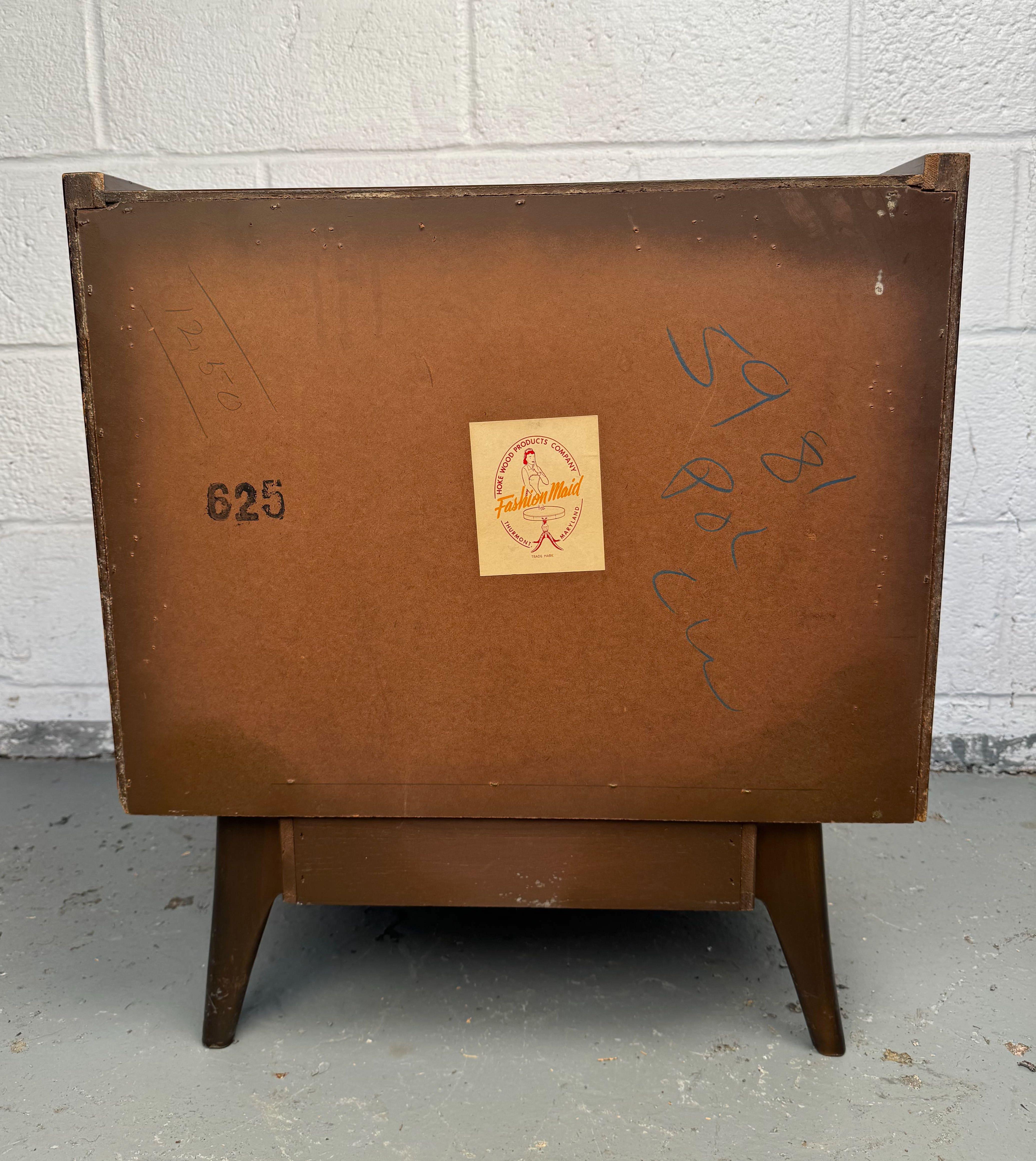 Mid-Century Modern Nightstand by Hoke Wood Products 12