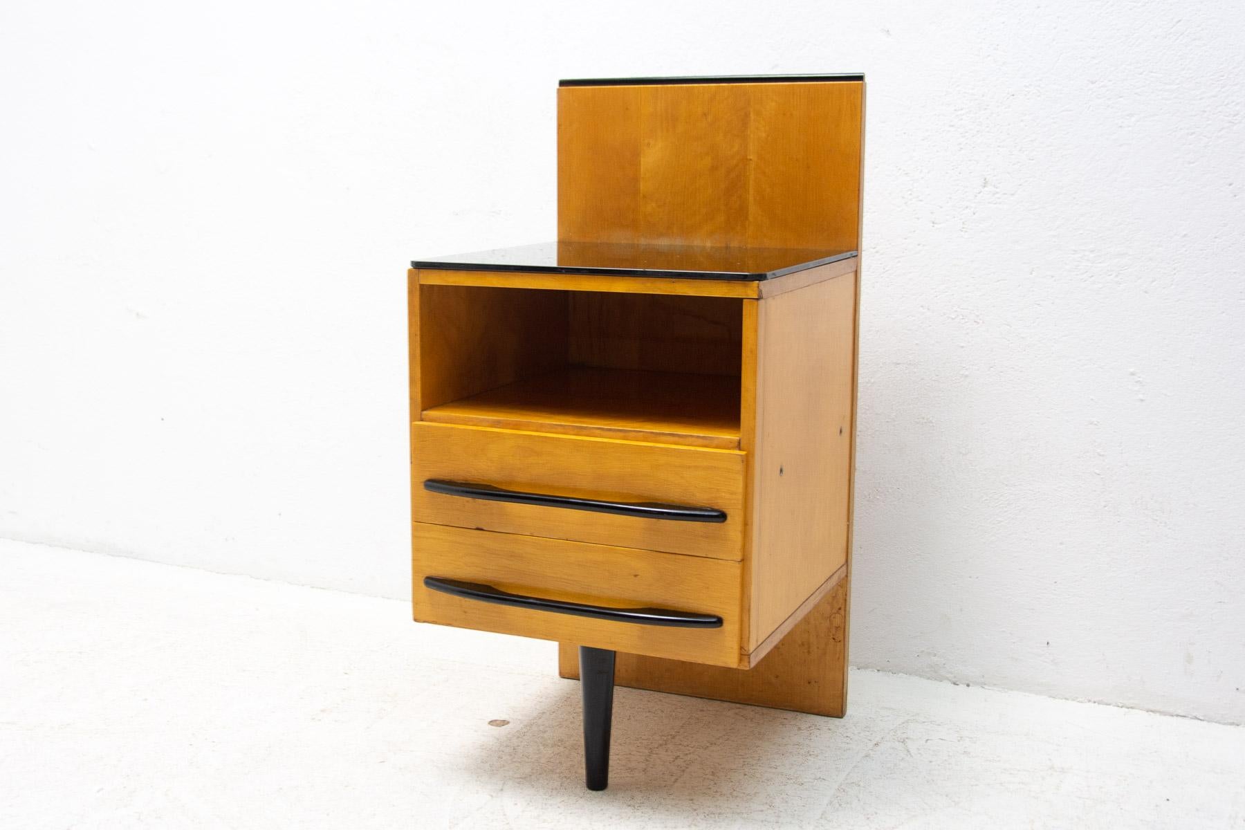 Mid-Century Modern Nightstand by Mojmír Požár, 1960´s, Czechoslovakia 8