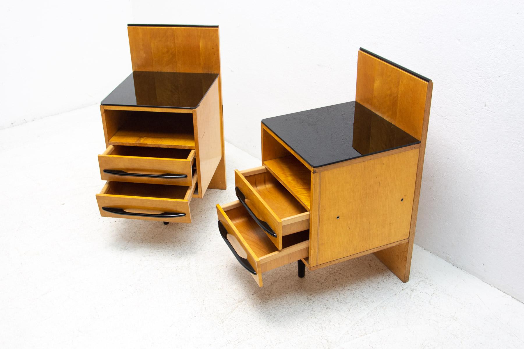 Mid-Century Modern Nightstand by Mojmír Požár, 1960´s, Czechoslovakia 4