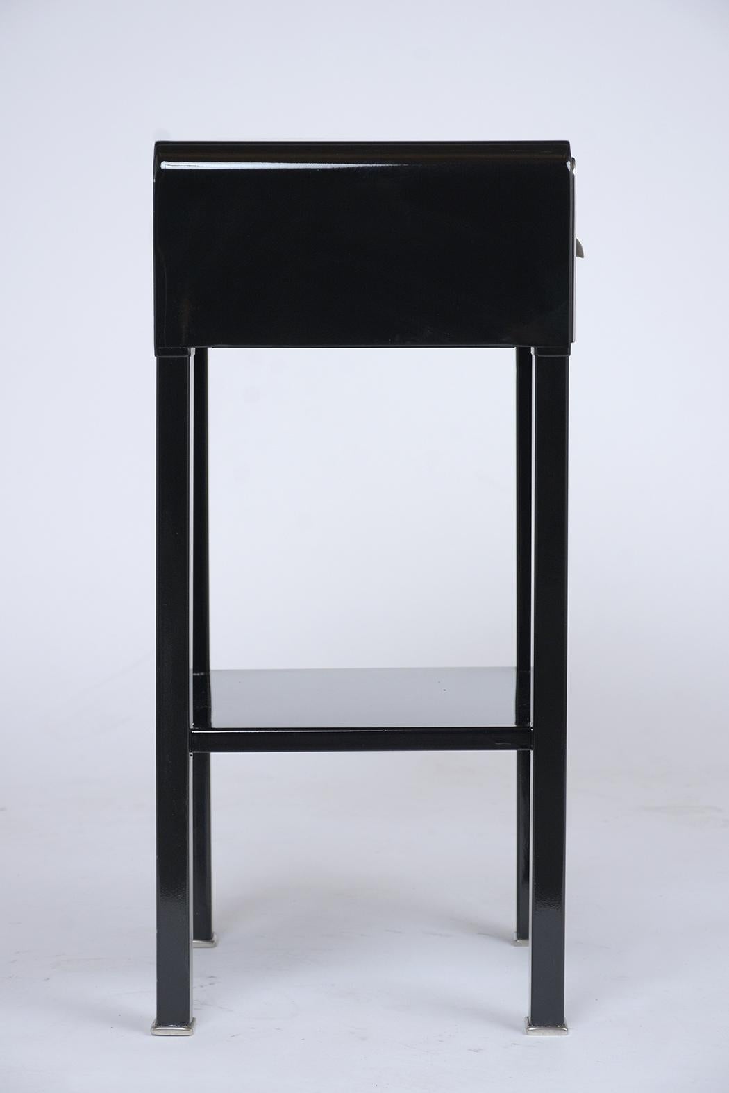 Lacquered Mid-Century Modern Nightstand by Simmons Co.