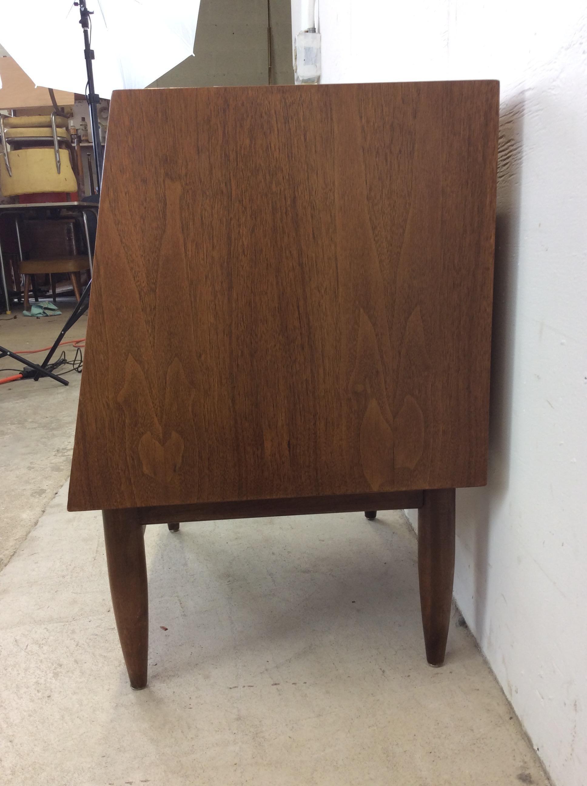 Mid-20th Century Mid-Century Modern Nightstand from Dania Series by American of Martinsville For Sale