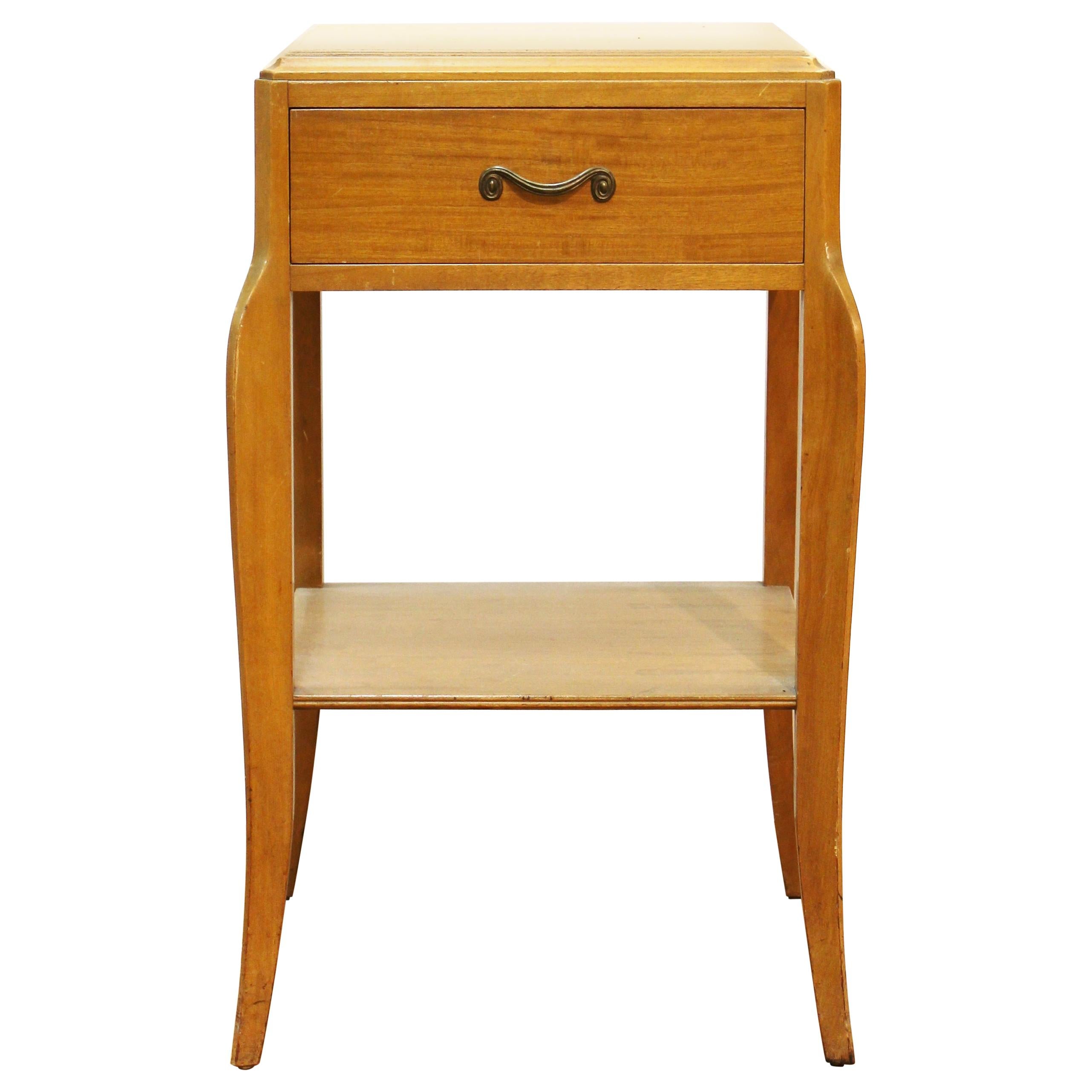 Mid-Century Modern Nightstand Table For Sale