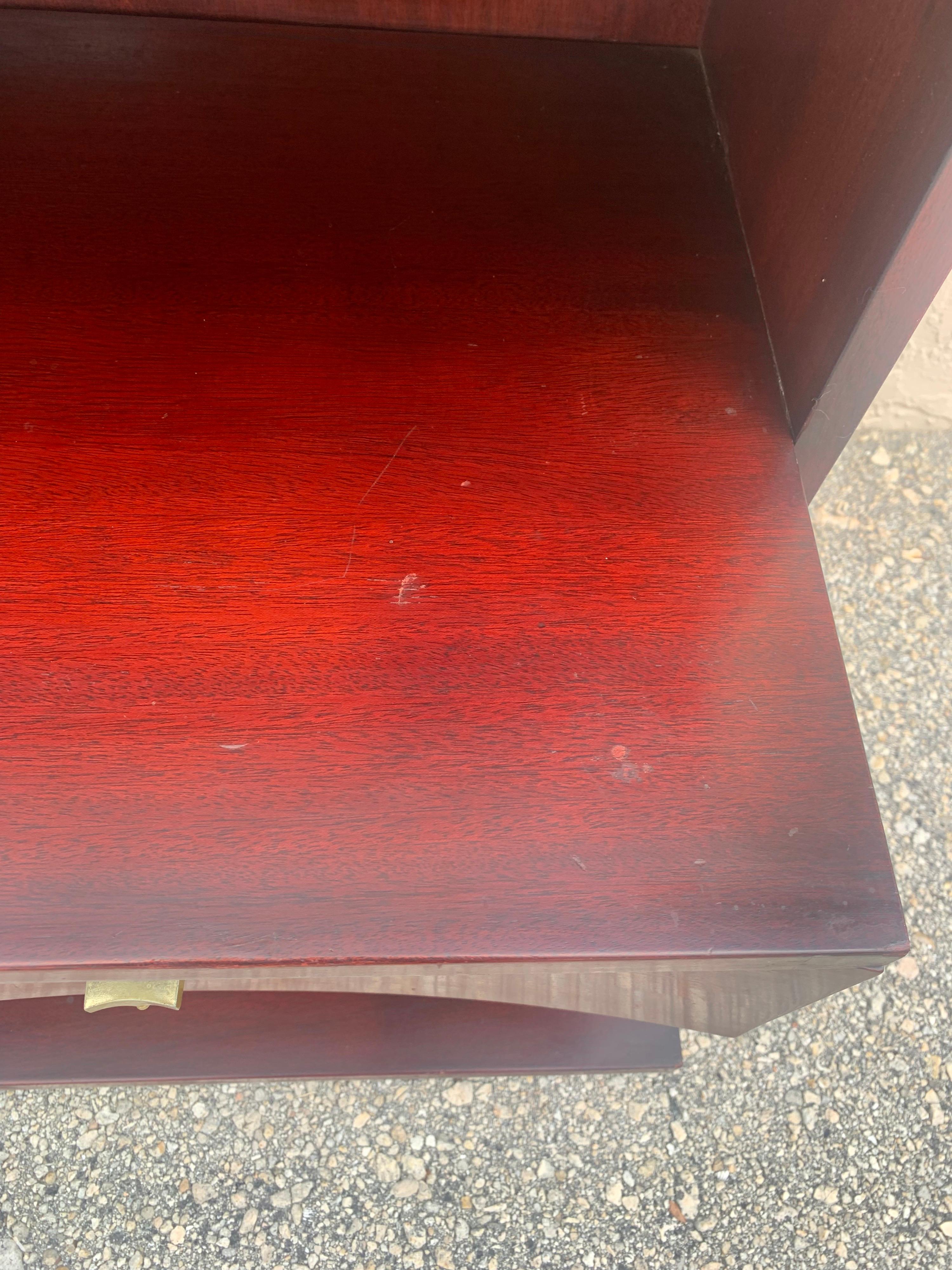 Mid-Century Modern Nightstands by Kent Coffey in Mahogany, a Pair 1