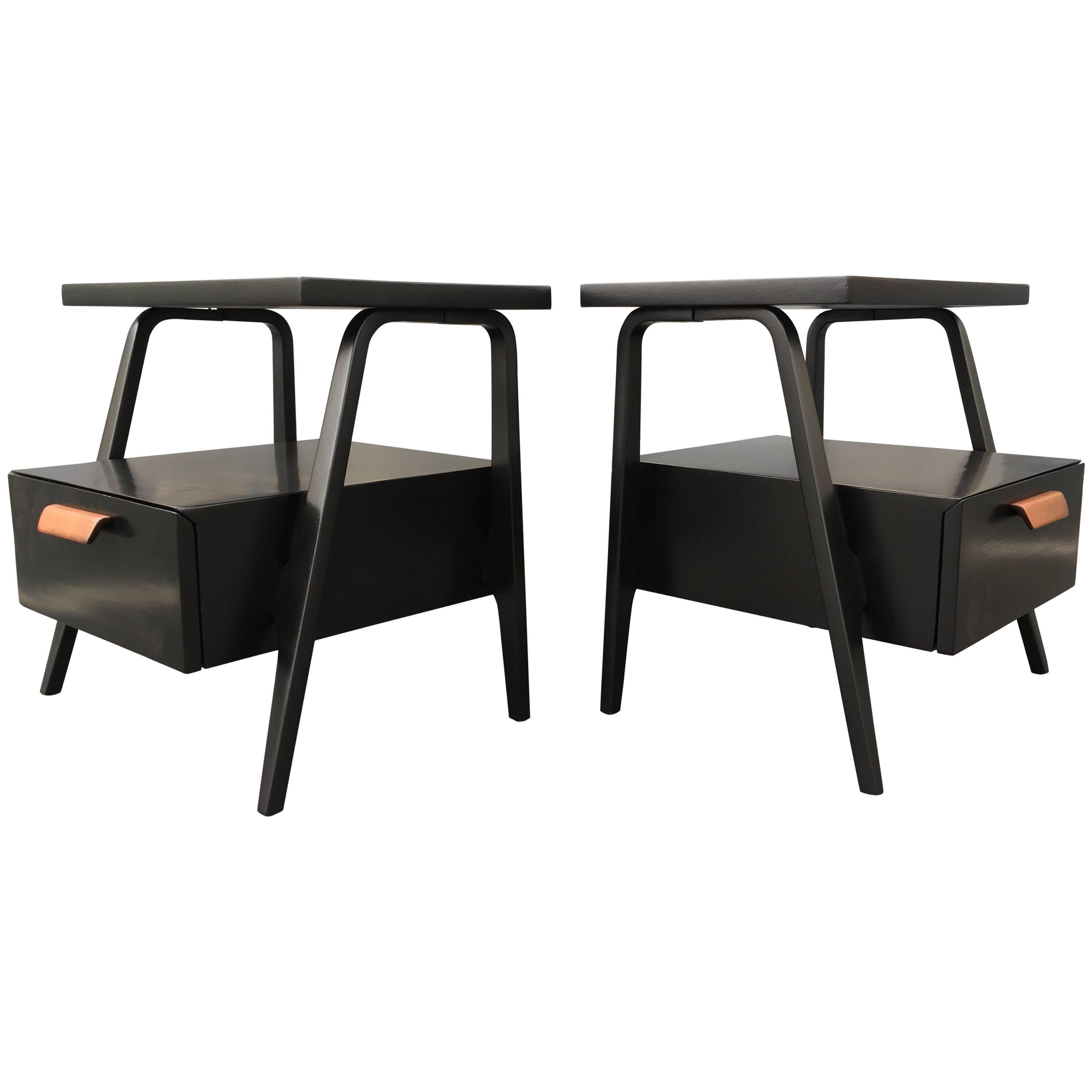 Mid-Century Modern Nightstands End Tables