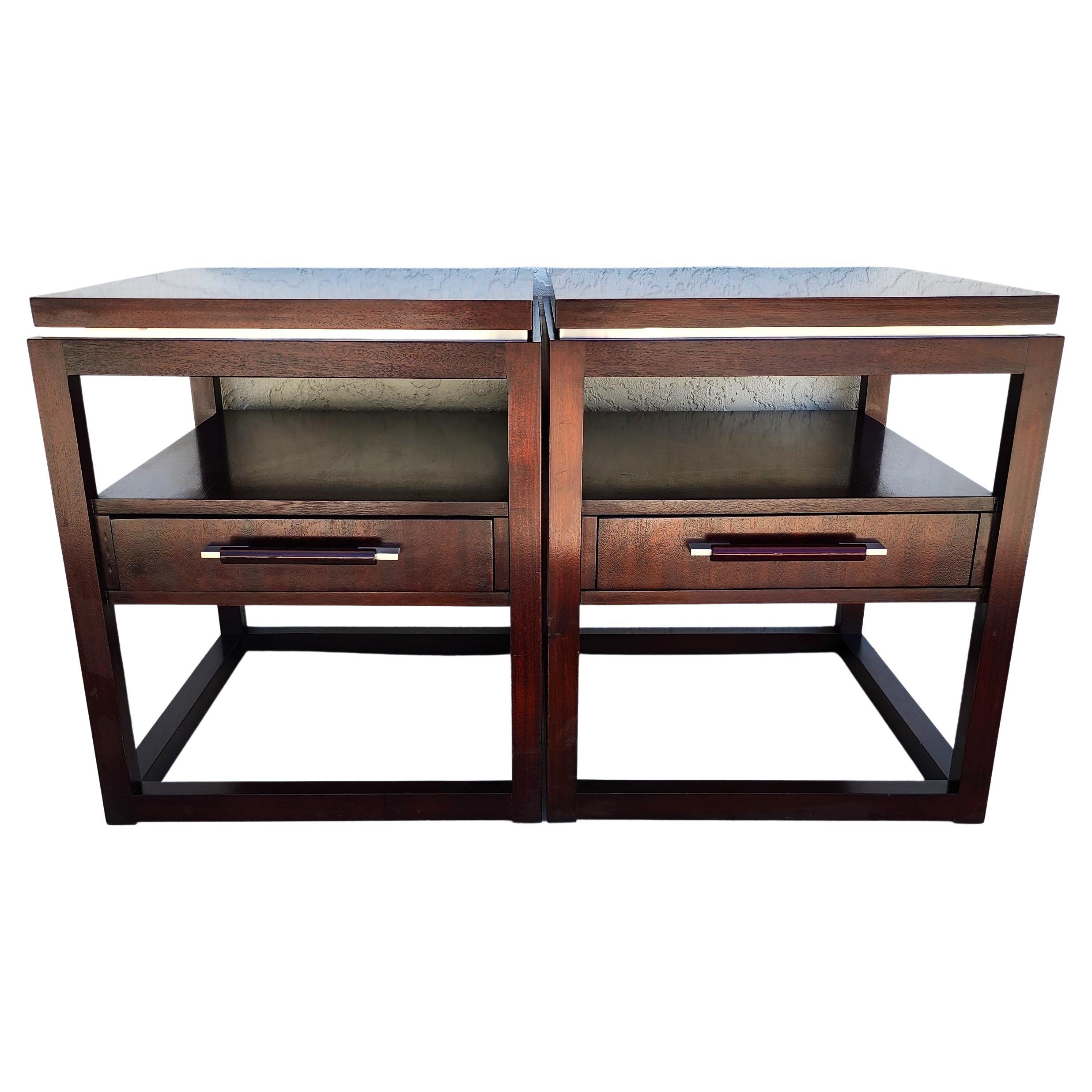 Mid Century Modern Nightstands Side Tables by HENREDON
