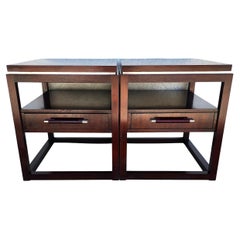 Mid Century Modern Nightstands Side Tables by HENREDON
