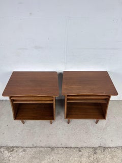 Mid Century Modern Nightstands The Foreteller by Kent Coffey - A Pair