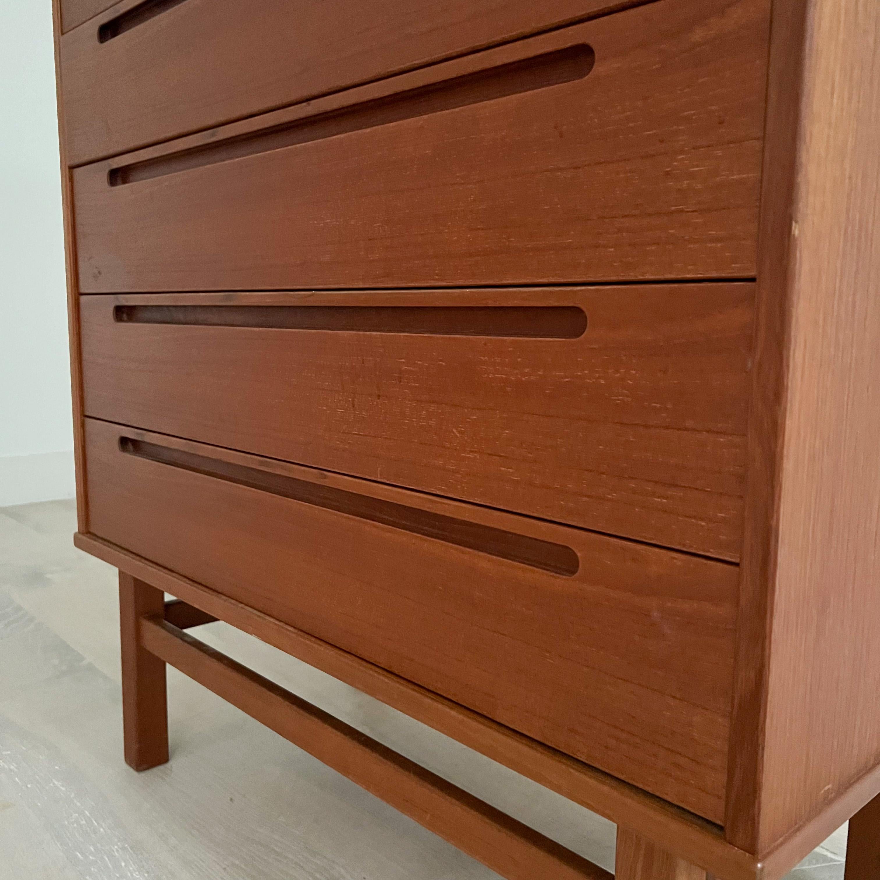 Mid-Century Modern Nils Jonsson Teak Highboy Dresser 7