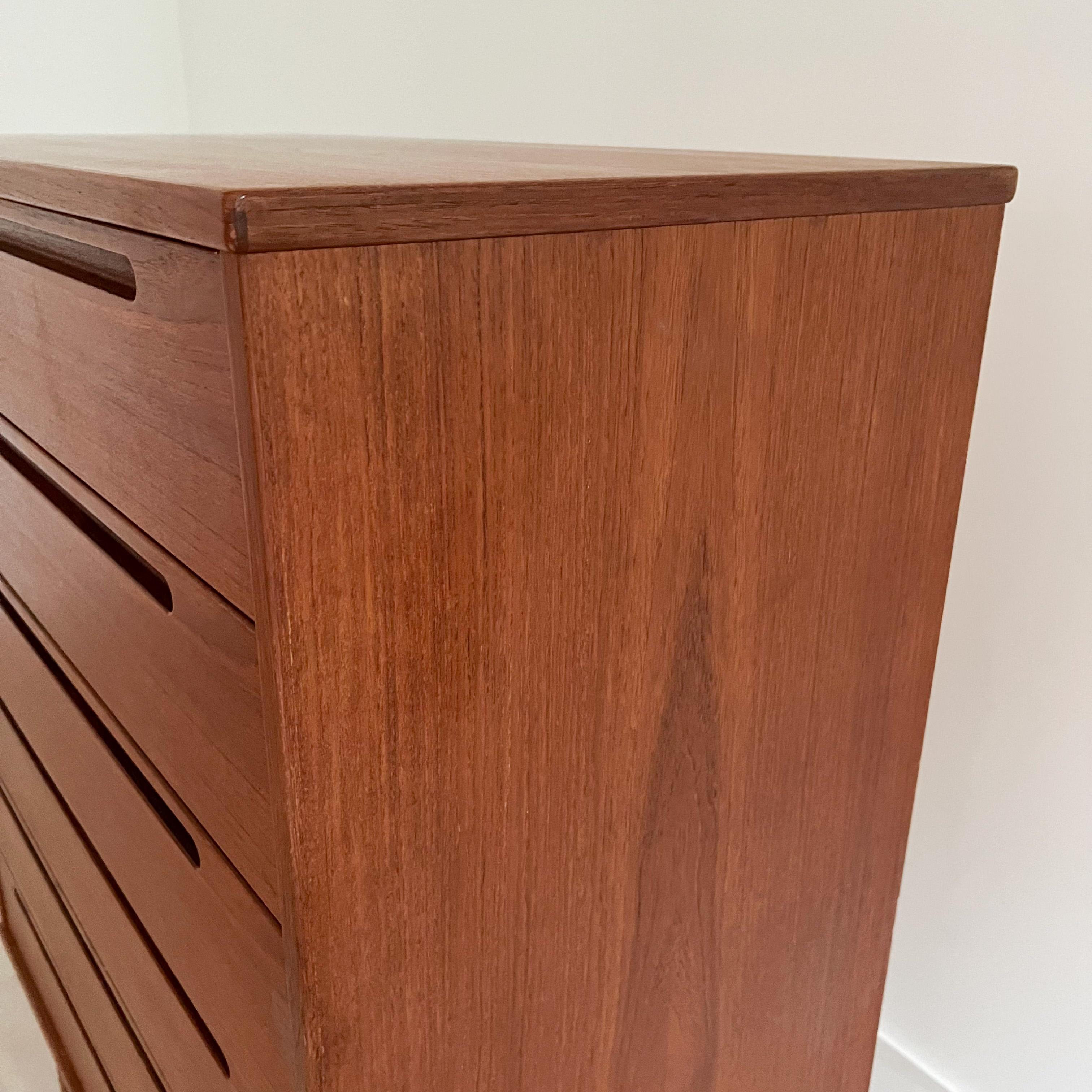 Mid-Century Modern Nils Jonsson Teak Highboy Dresser 4