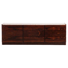 Mid-Century Modern Nine-Drawer Marble-Top Dresser, C. 1955.