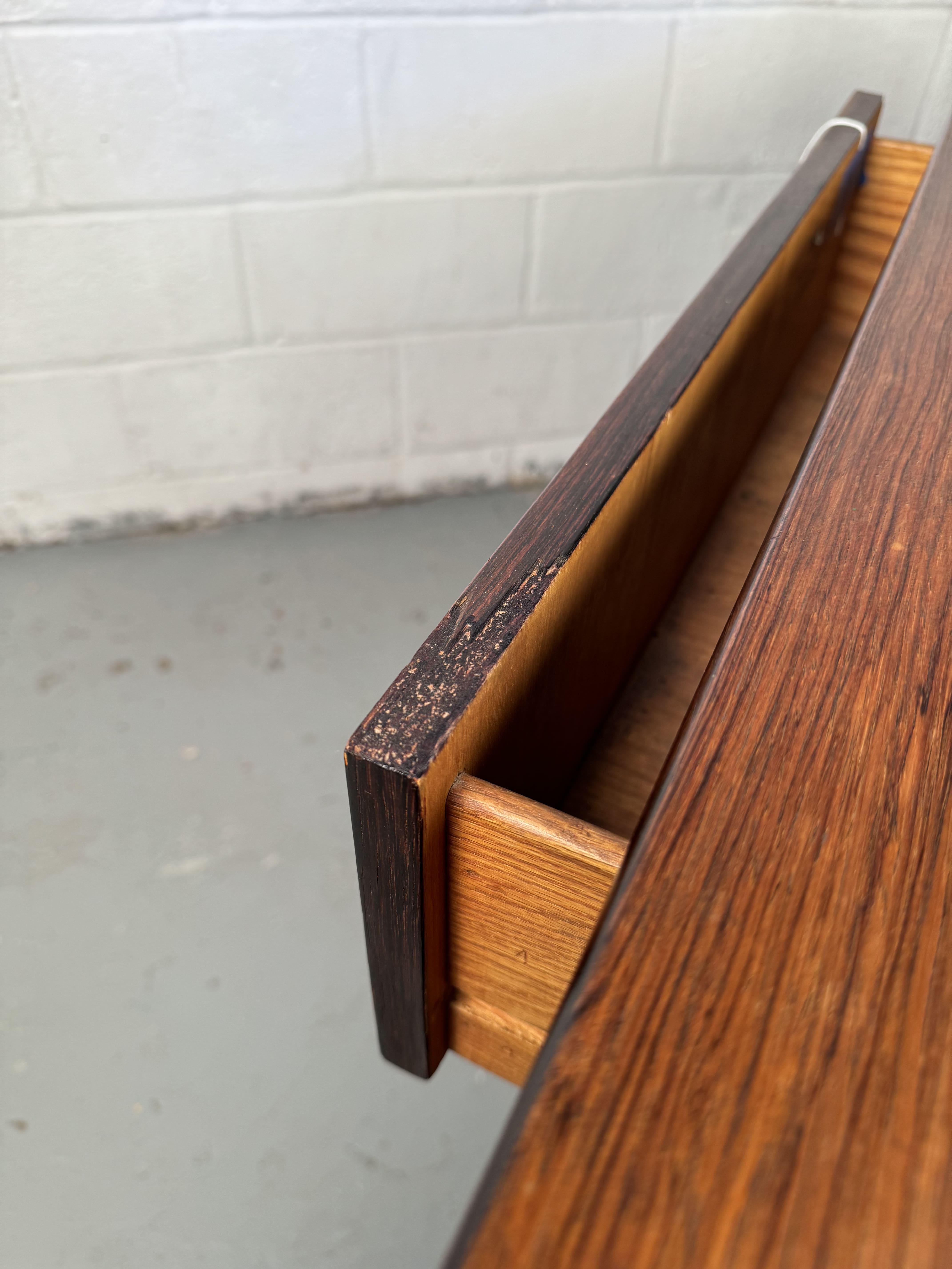 Mid-Century Modern Nine Drawer Rosewood Dresser 9