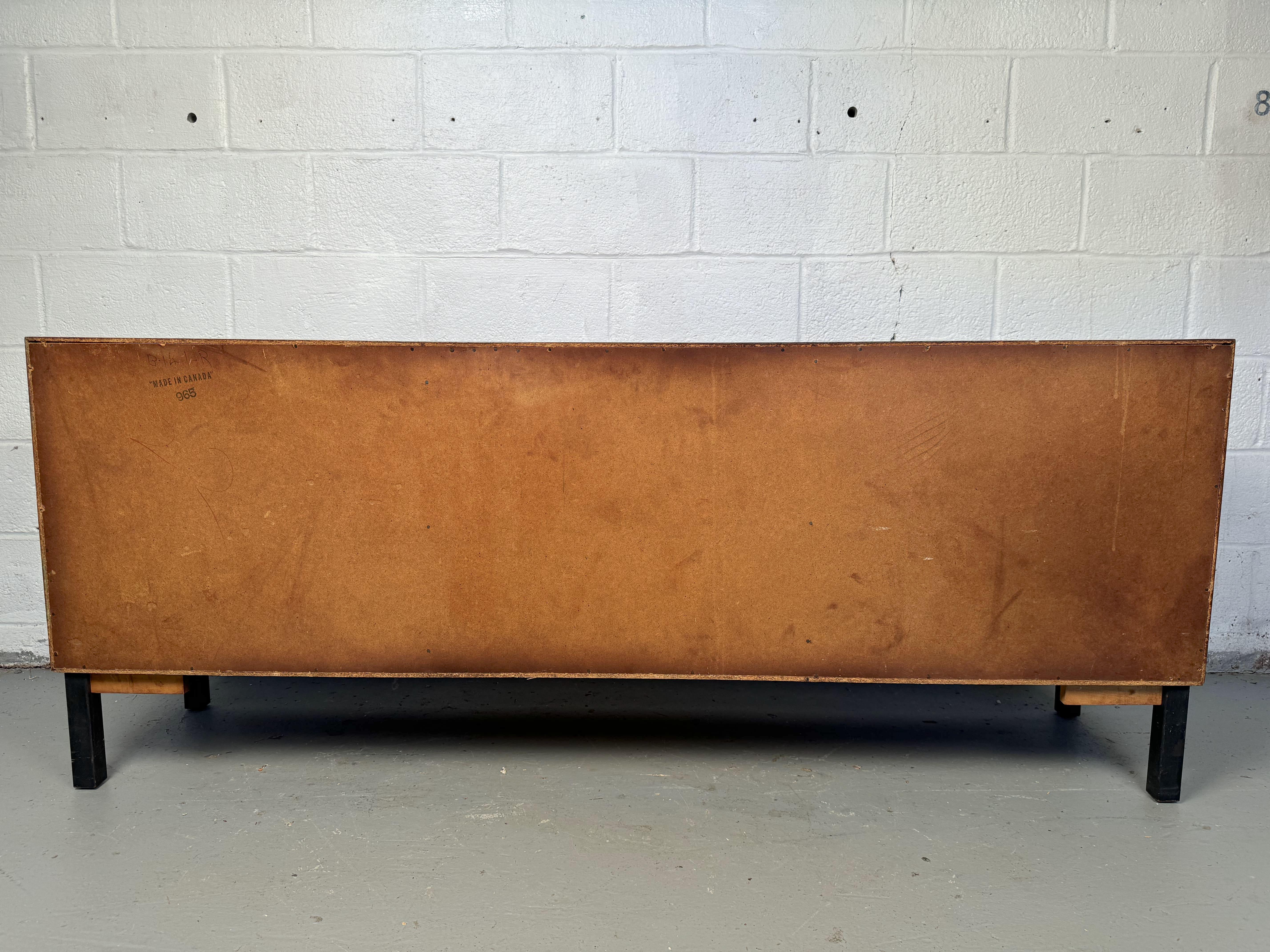 Mid-Century Modern Nine Drawer Rosewood Dresser 11