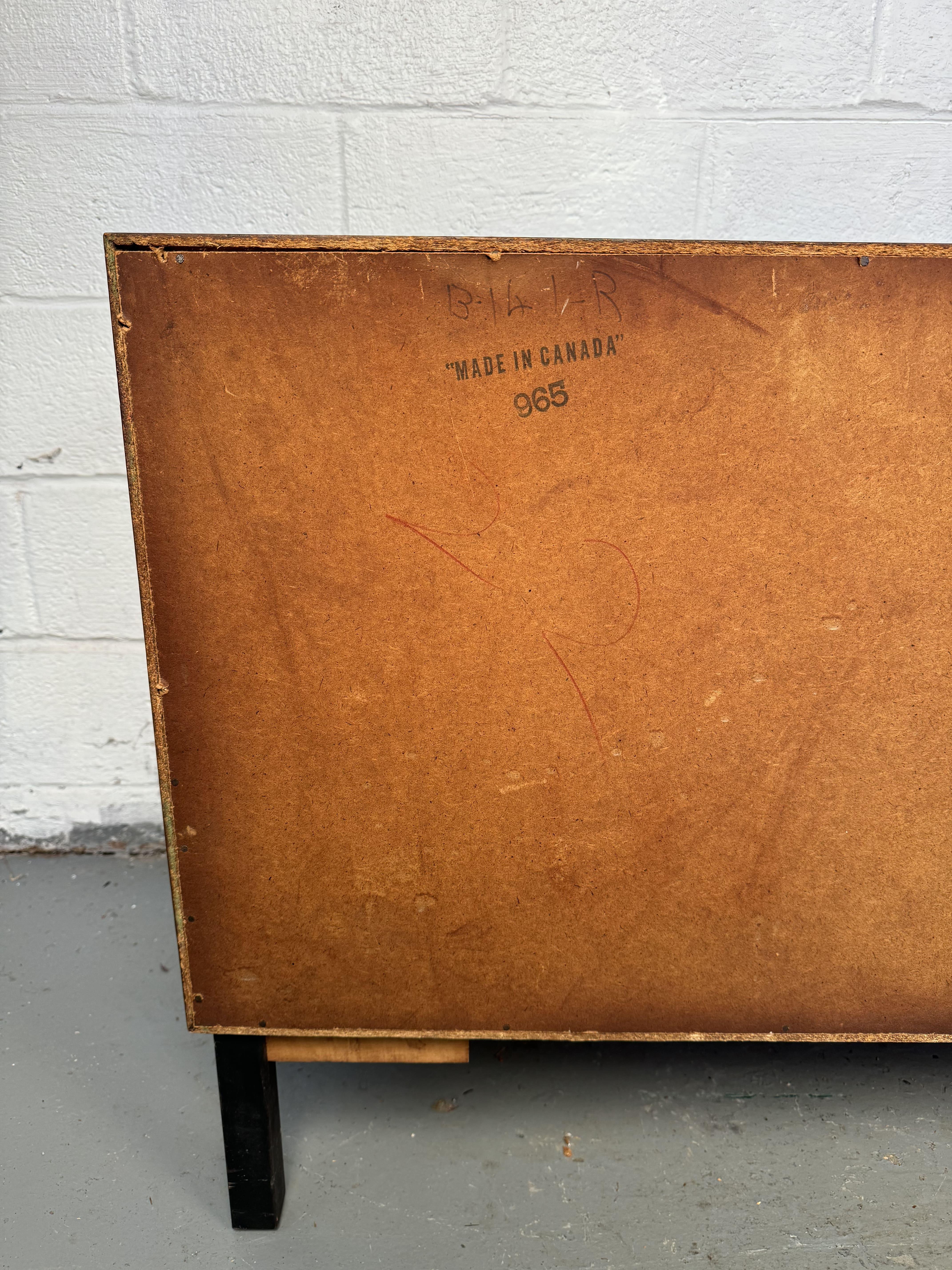 Mid-Century Modern Nine Drawer Rosewood Dresser 12