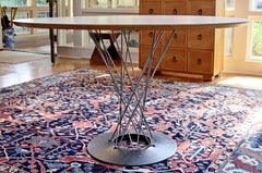 Mid-Century Modern Noguchi Knoll Cyclone Hurricane Dining Dinette Table, 1950s