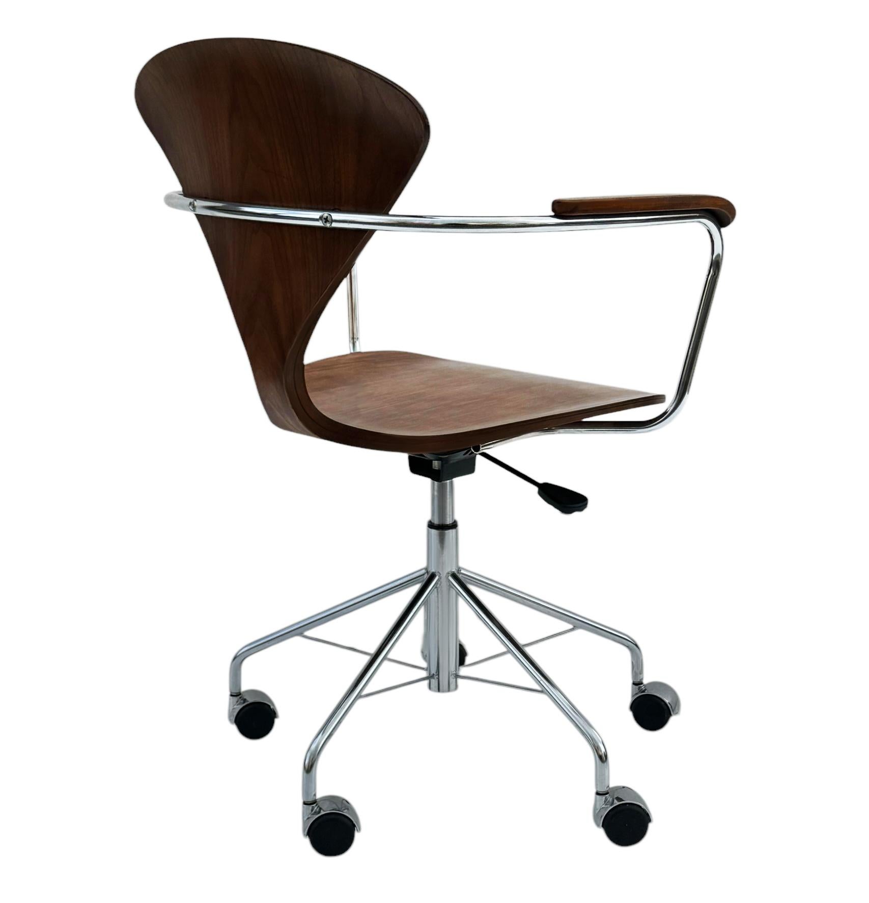 Steel Mid-Century Modern Norman Cherner for Plycraft Office Chair or Task Chair