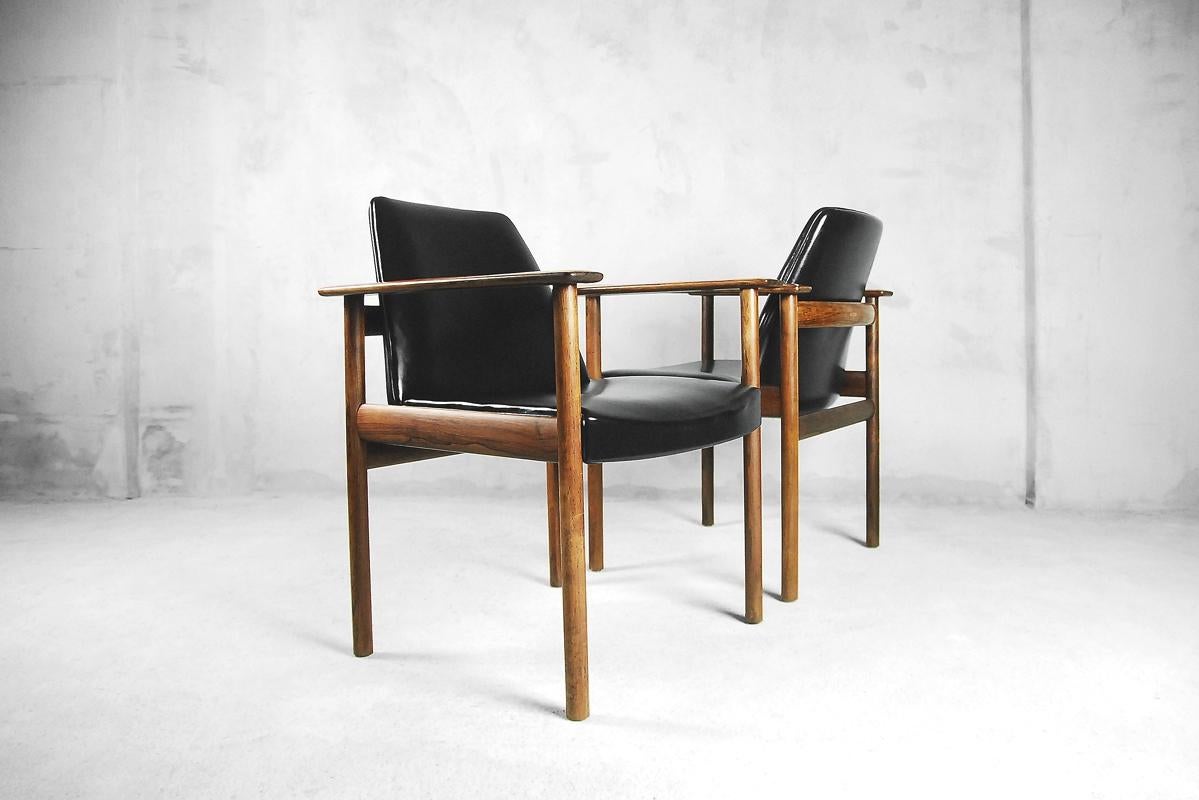 Mid-Century Modern Norwegian Chairs by Sven Ivar Dysthe for Dokka Møbler, 1960s For Sale 8