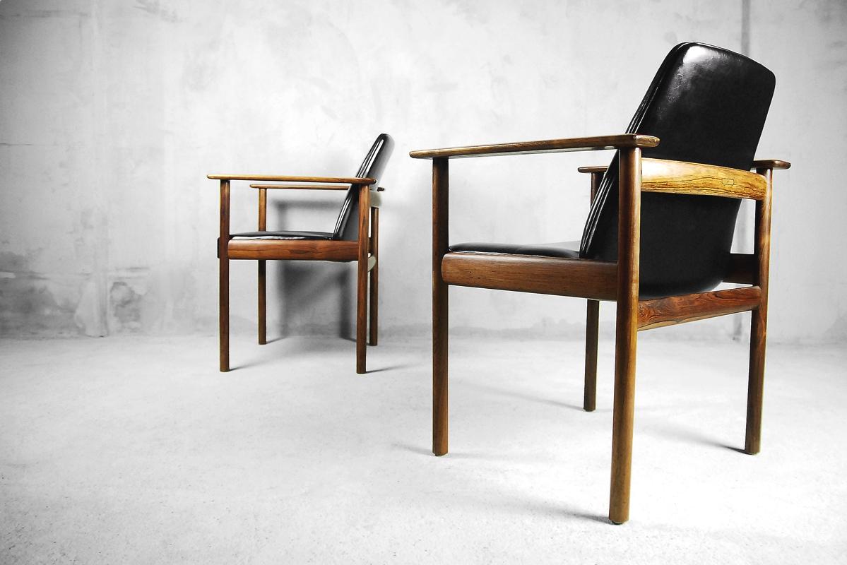 Mid-20th Century Mid-Century Modern Norwegian Chairs by Sven Ivar Dysthe for Dokka Møbler, 1960s For Sale