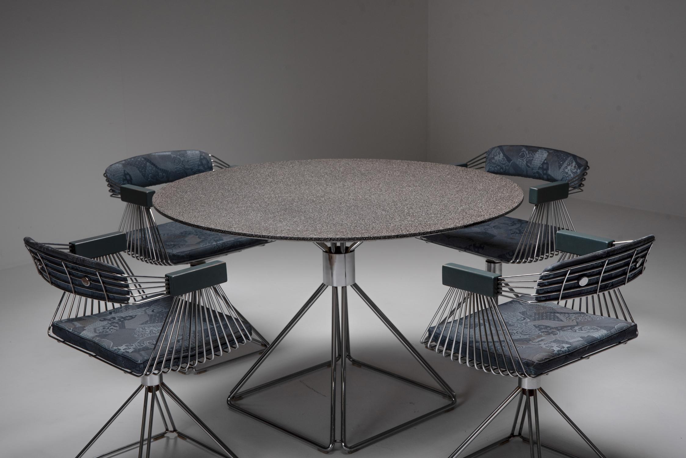 Mid-Century Modern Ensemble de salle à manger Novalux moderne du milieu du siècle dernier par Rudi Verelst, Belgique, 1970 en vente