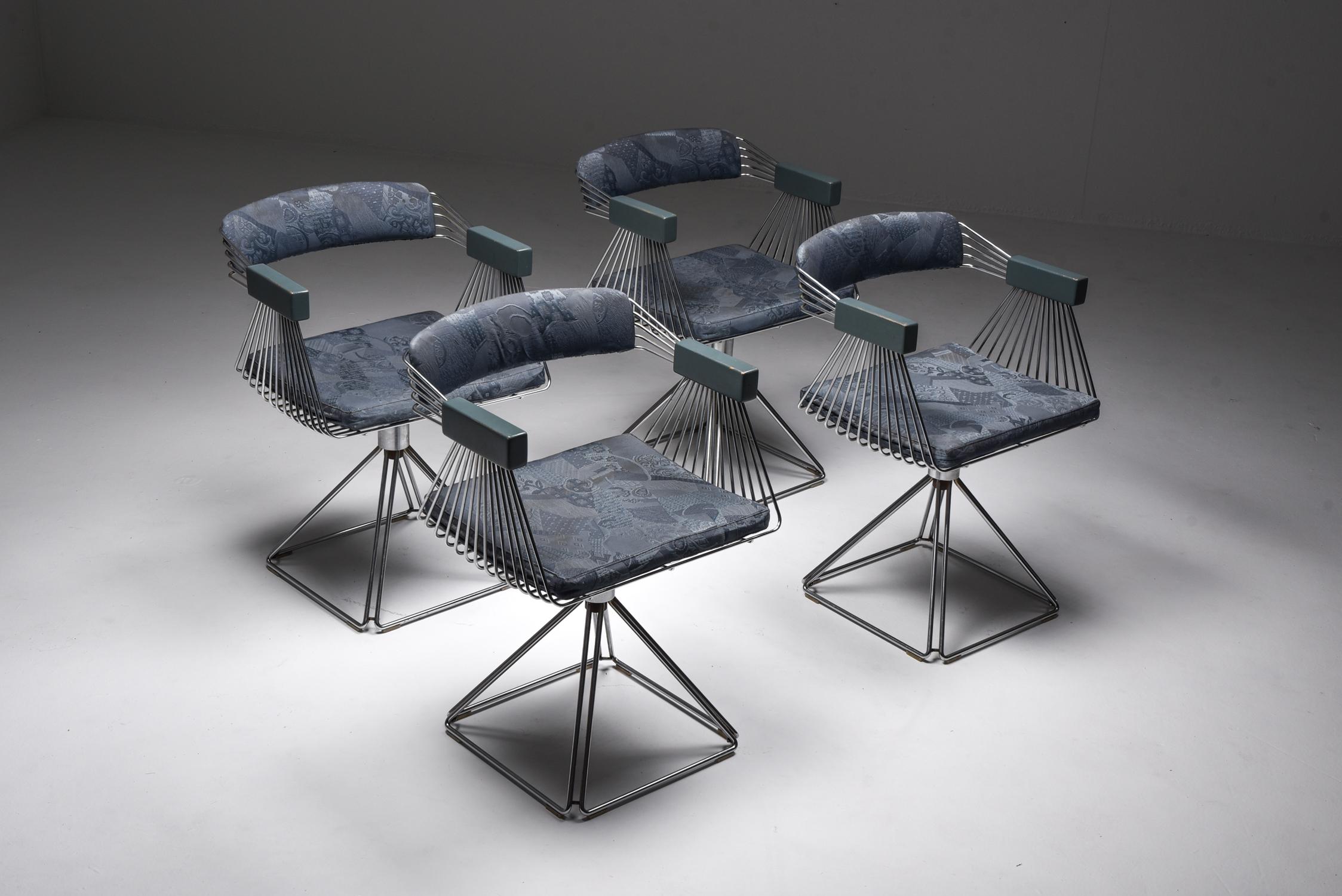 20ième siècle Ensemble de salle à manger Novalux moderne du milieu du siècle dernier par Rudi Verelst, Belgique, 1970 en vente