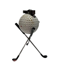 Mid Century Modern Novelty Pro Golf Ball Table Desk Lighter