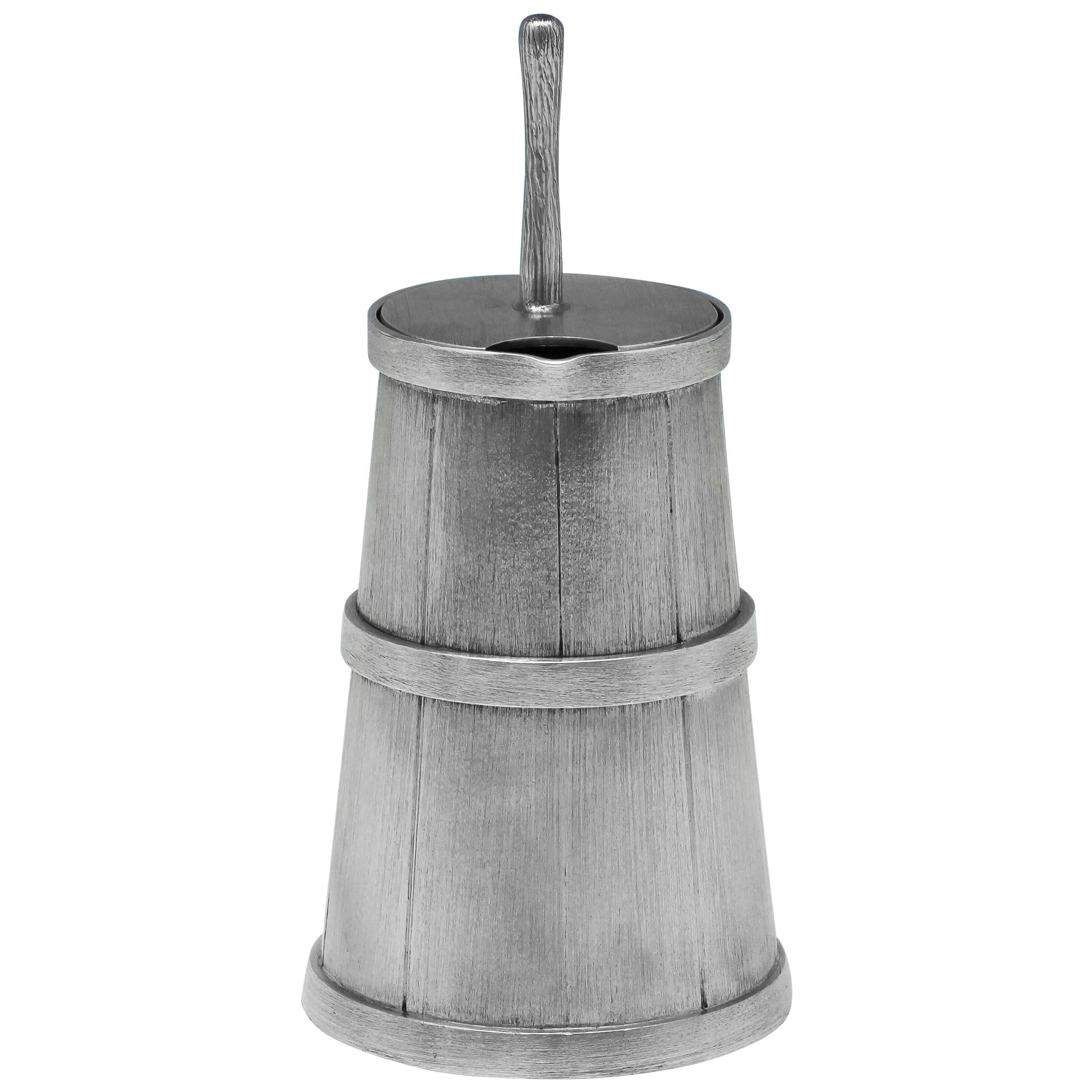 Mid-Century Modern Novelty Sterling Silver Cream Jug by Tiffany & Co.