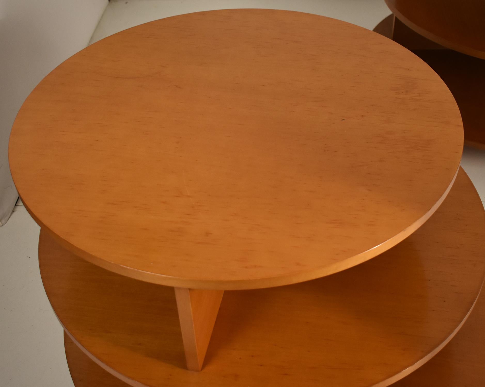 Wood Mid-Century Modern Novocomun Coffe Table by Giuseppe Terragni by Bd, 90s