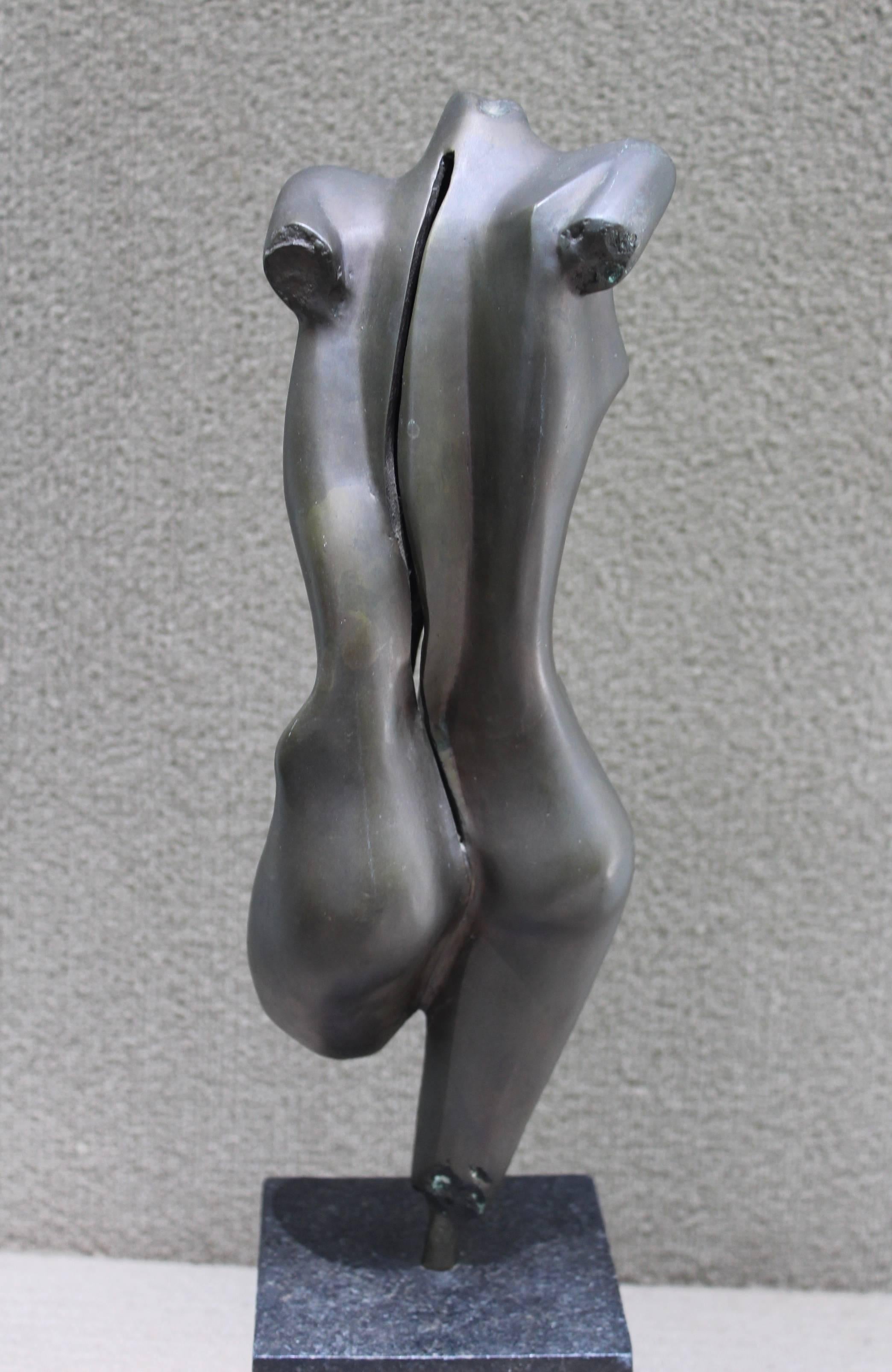 20th Century Mid-Century Modern Nude Bronze Sculpture