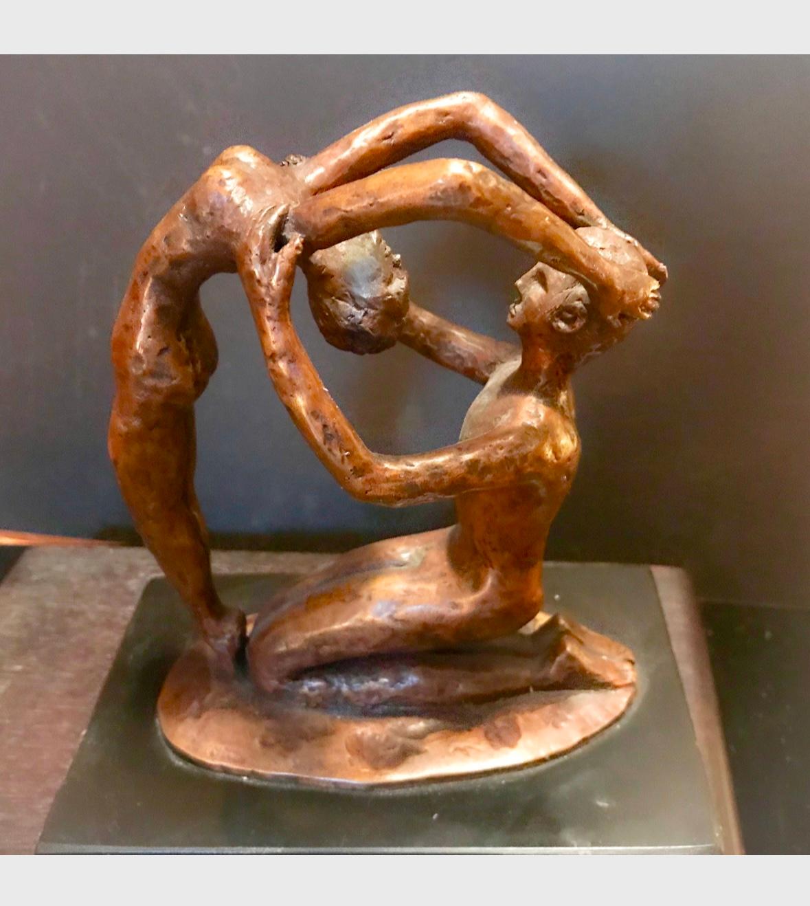 Bronzo Scultura in bronzo nuda moderna di metà secolo in vendita
