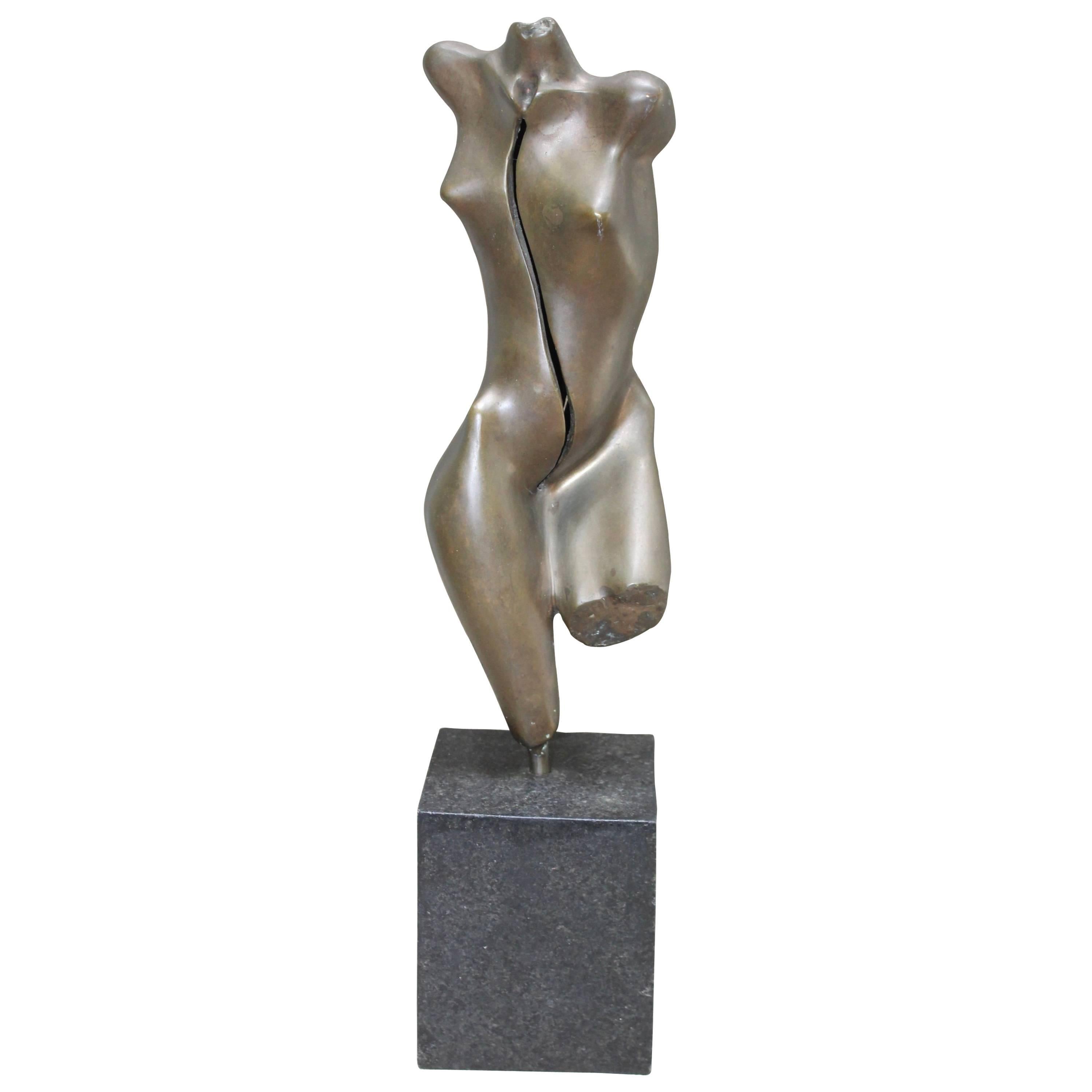 Mid-Century Modern Nude Bronze Sculpture