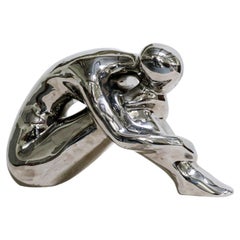 Mid-Century Modern Nude Female Sculpture by Jaru of California
