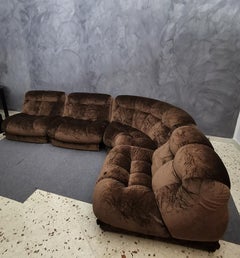 Mid-Century Modern Nuvolone Modular Sofa by Rino Maturi for Mimo Leone&co, 1970s