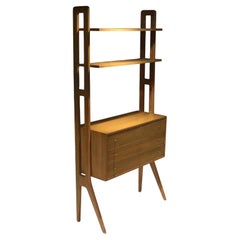 Mid-Century Modern Oak Bookcase Free Standing in Manner of Kurt Østervig, 1960s