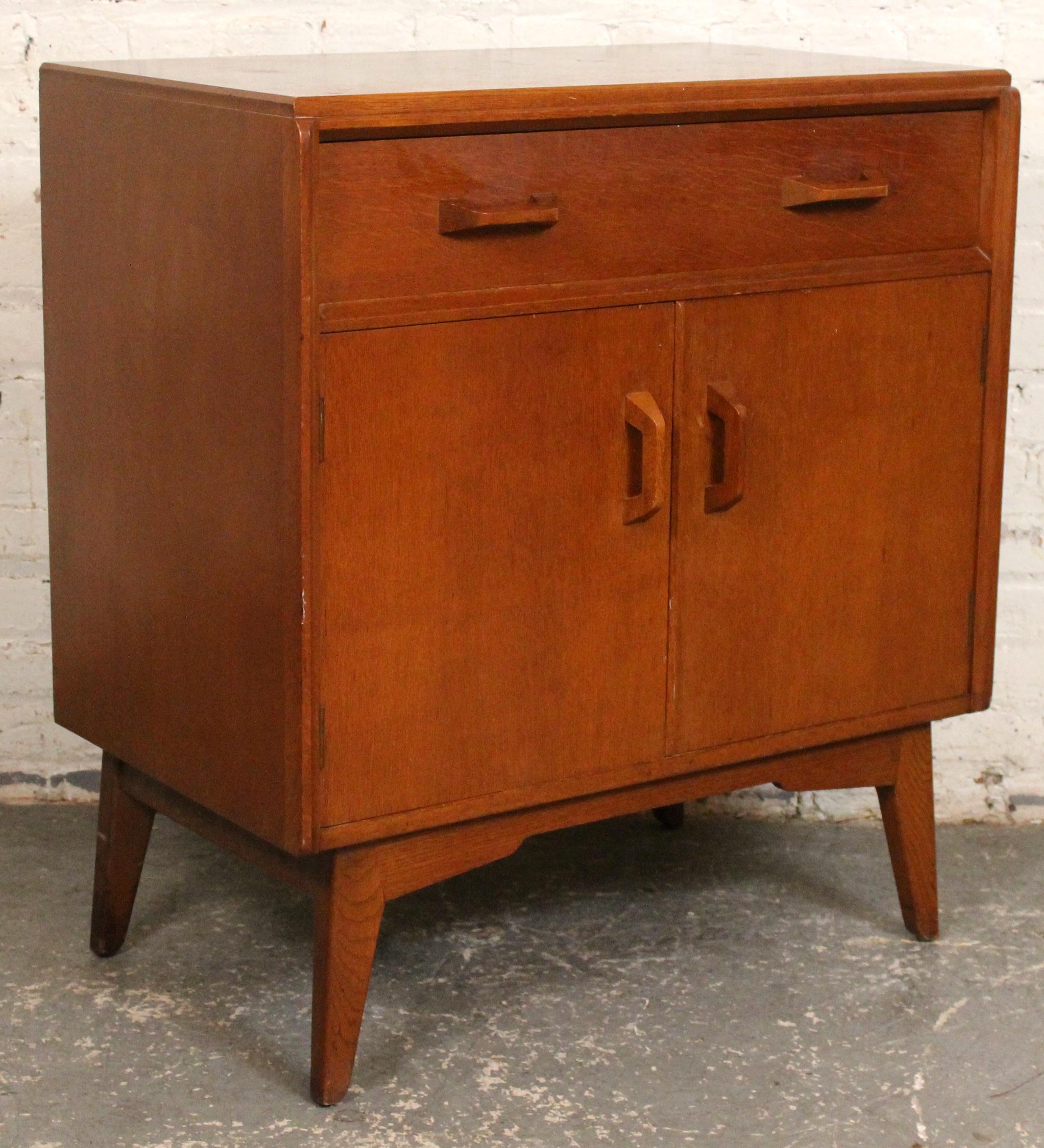 English Mid-Century Modern Oak Cabinet by G-Plan For Sale