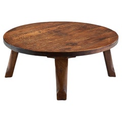 Mid-Century Modern Oak Coffee Table, Europe 1960s