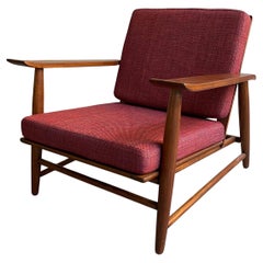 Used Mid-Century Modern Oak Lounge Chair by Heywood Wakefield