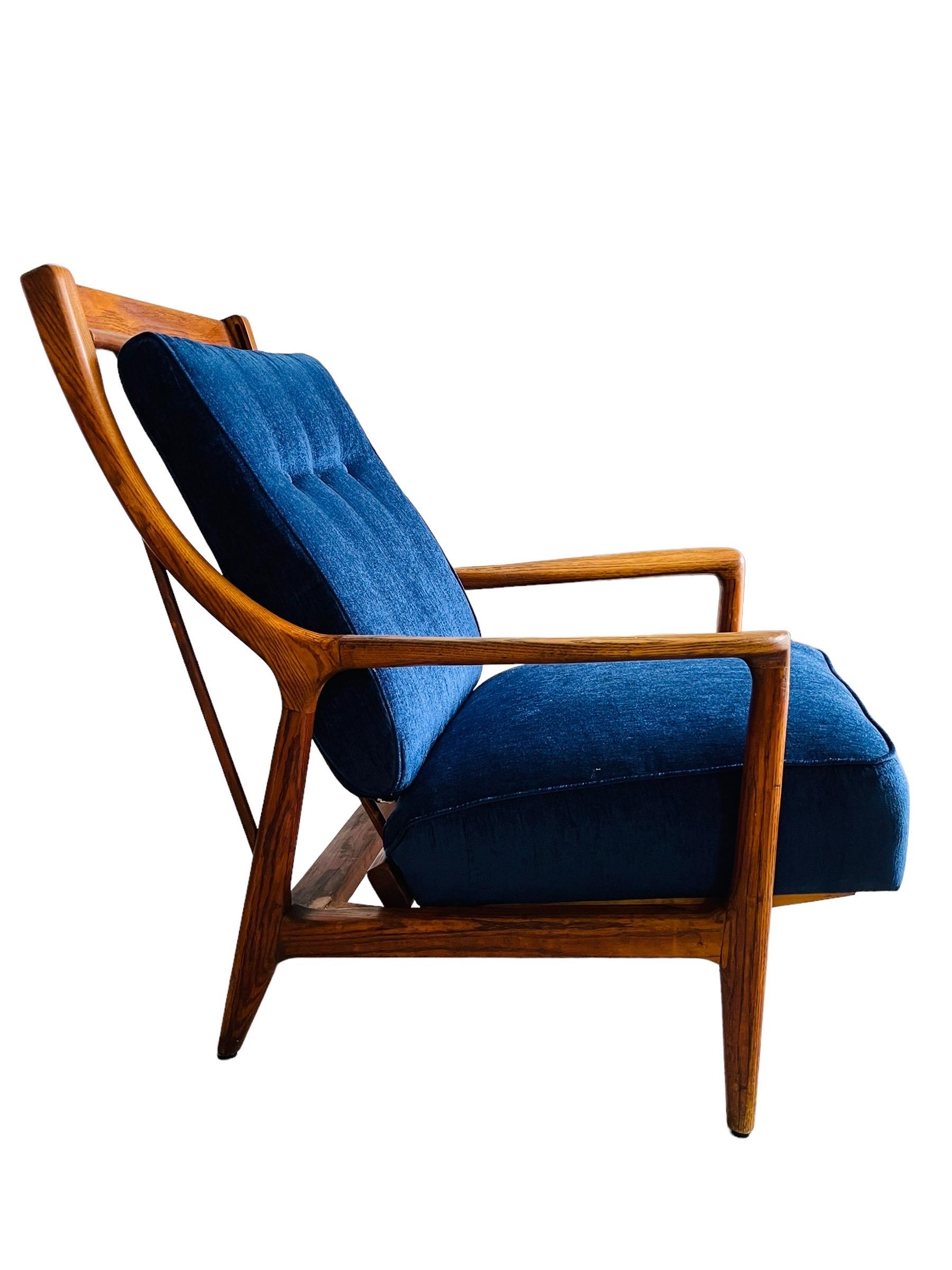 Mid-Century Modern Oak Lounge Chair by Jack Van Der Molen 4