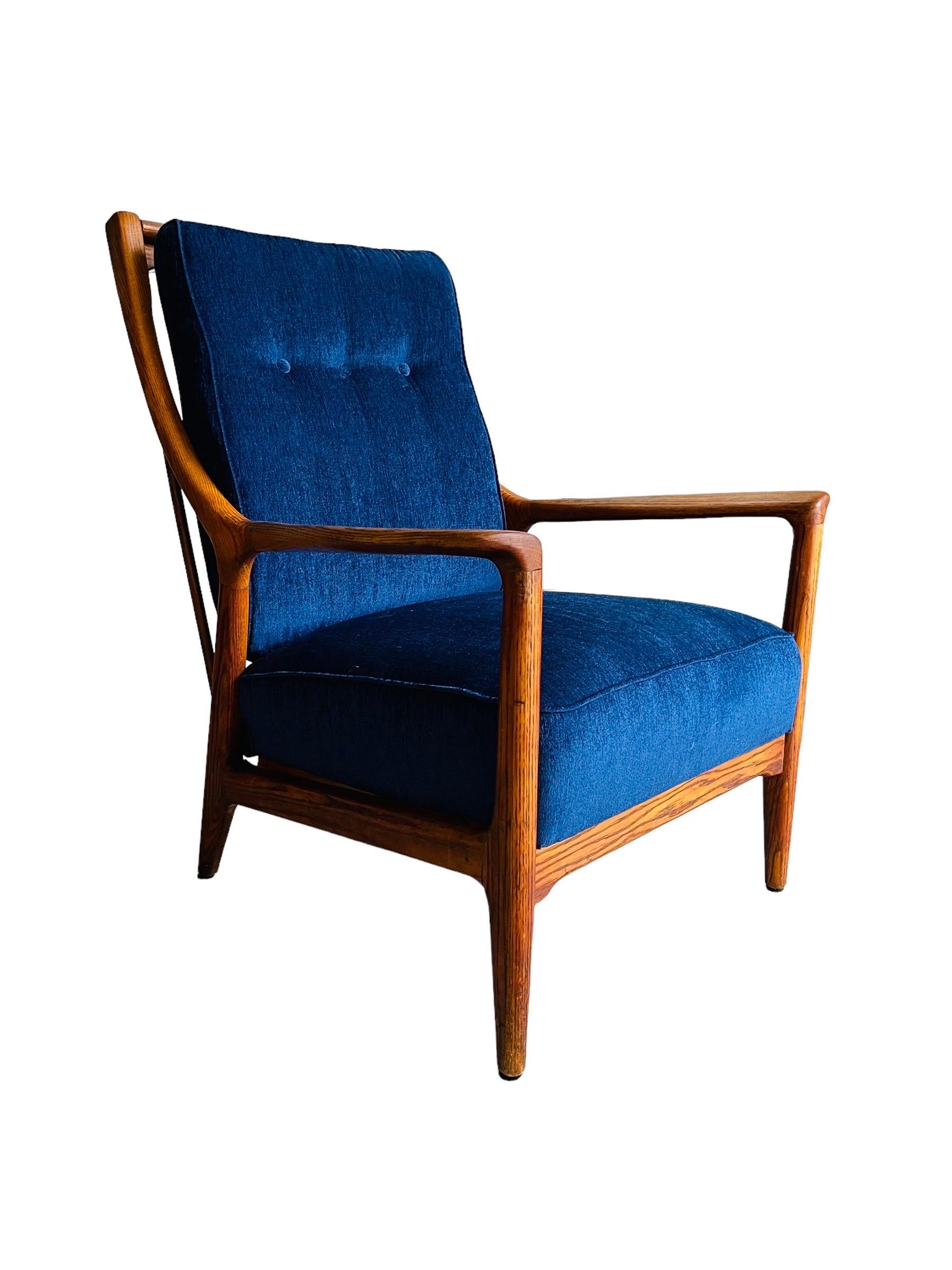 Mid-Century Modern Oak Lounge Chair by Jack Van Der Molen 5