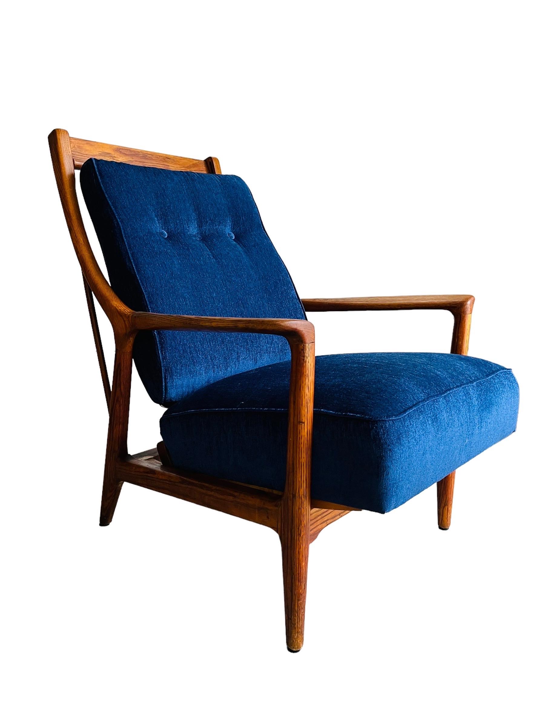 Mid-Century Modern Oak Lounge Chair by Jack Van Der Molen 7