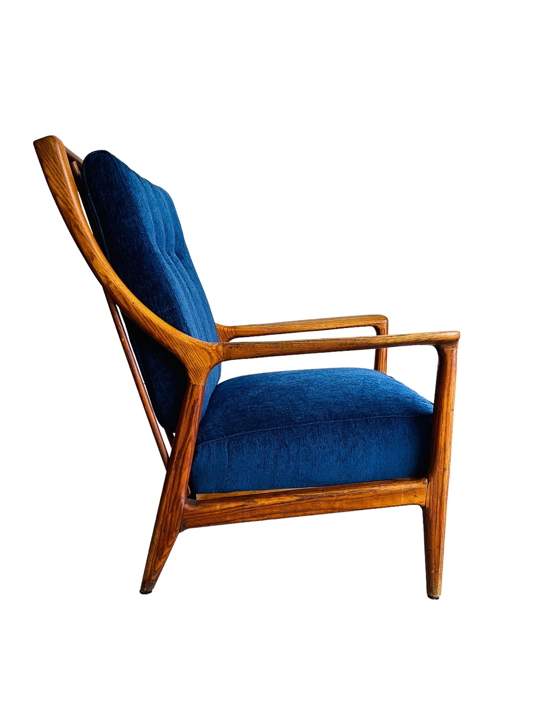 Mid-Century Modern Oak Lounge Chair by Jack Van Der Molen 3