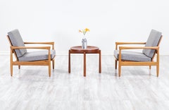 Expertly Restored - Erik Worts "Kolding” Oak Lounge Chairs for IKEA
