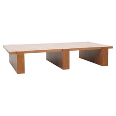 Table basse en chêne moderne du milieu du siècle par DADA est, faite à la main en Espagne, 2021