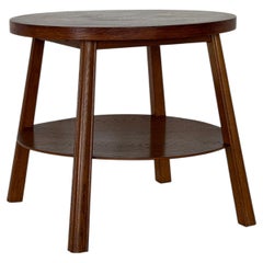 Mid Century Modern Oak Two-Tier Occasional Table in style of Otto Færge, 1950s