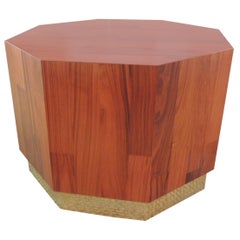 Mid-Century Modern Octagonal Coffee Table in the Manner of Probber